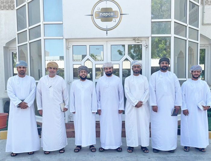 Executive team of the ‘Integrated Economic Cluster for the Aluminum Industry’ in Sohar visit NAPCO